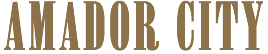 Amador City ~ California Gold Country Logo